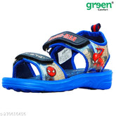 Patent leather Spiderman sandals for kids, ideal for ages 9-10 years, cartoon character pattern on display